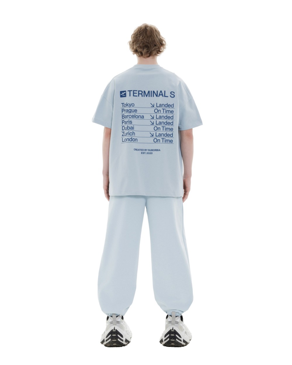 Футболка CITIES TERMINAL S `25 MEN Light blue
