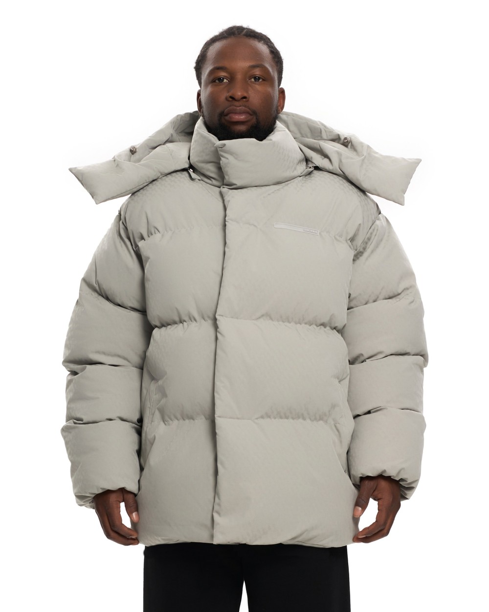 Пуховик PATTERN ANG MEN Grey