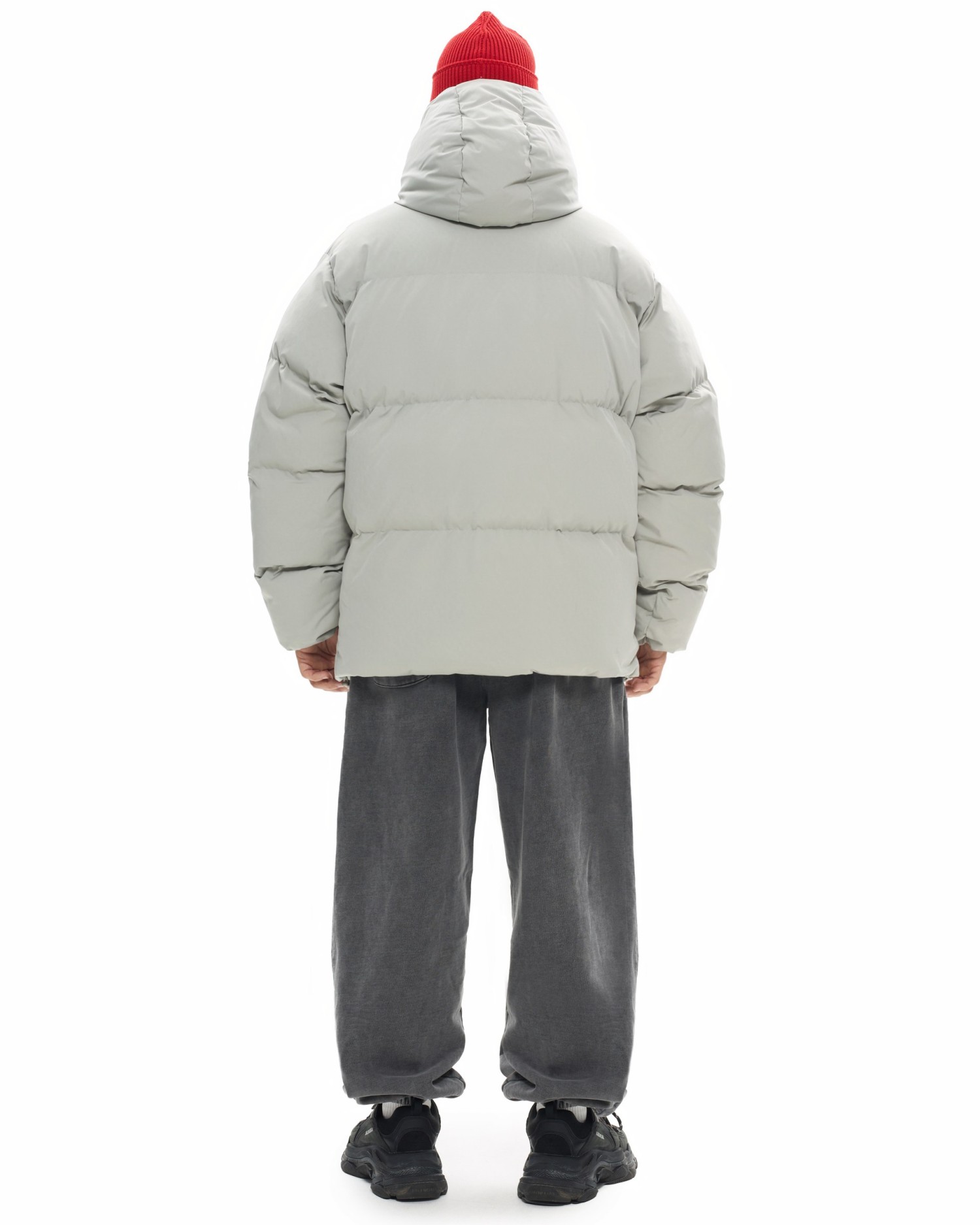 Пуховик PATTERN ANG MEN Серый