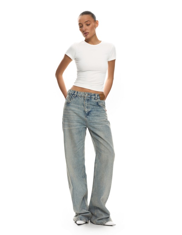 Джинсы INVERSE Washed blue