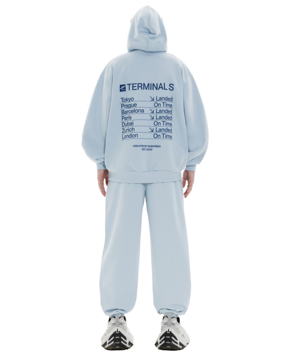 Худи ZIP TERMINAL S `25 MEN Light blue