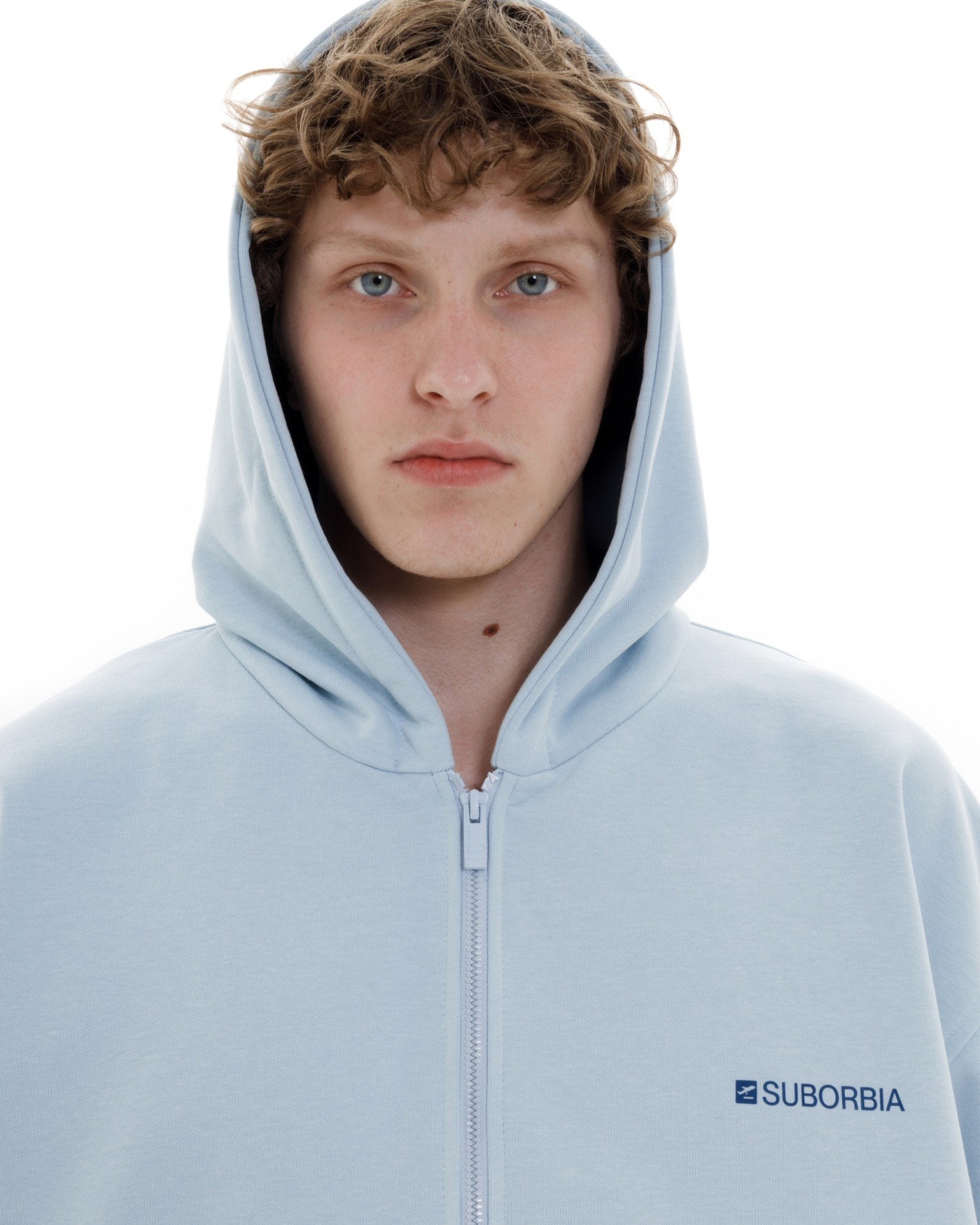 Худи ZIP TERMINAL S `25 MEN Light blue