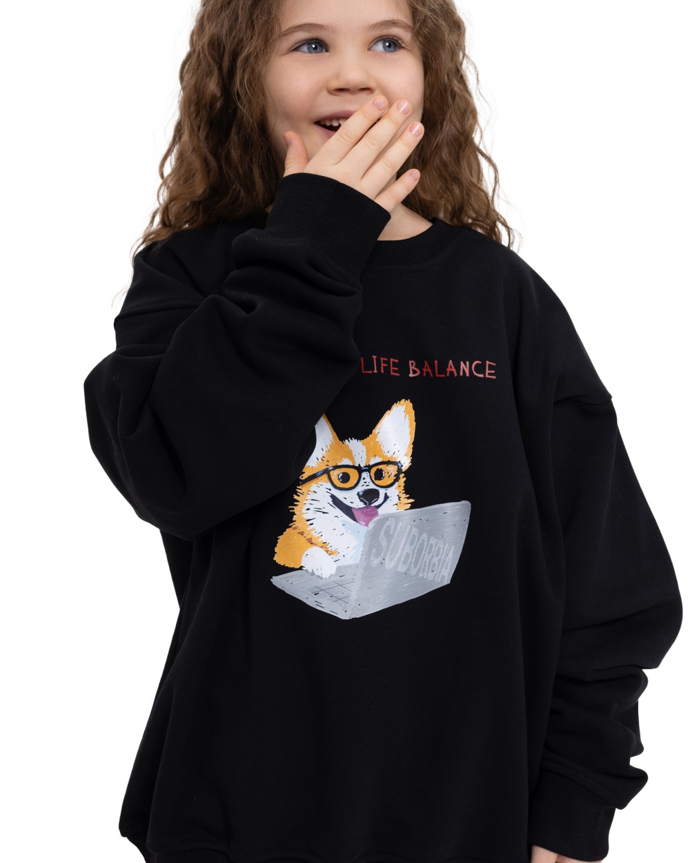 Свитшот SUBORBIA x PABLORADINI kids Corgi