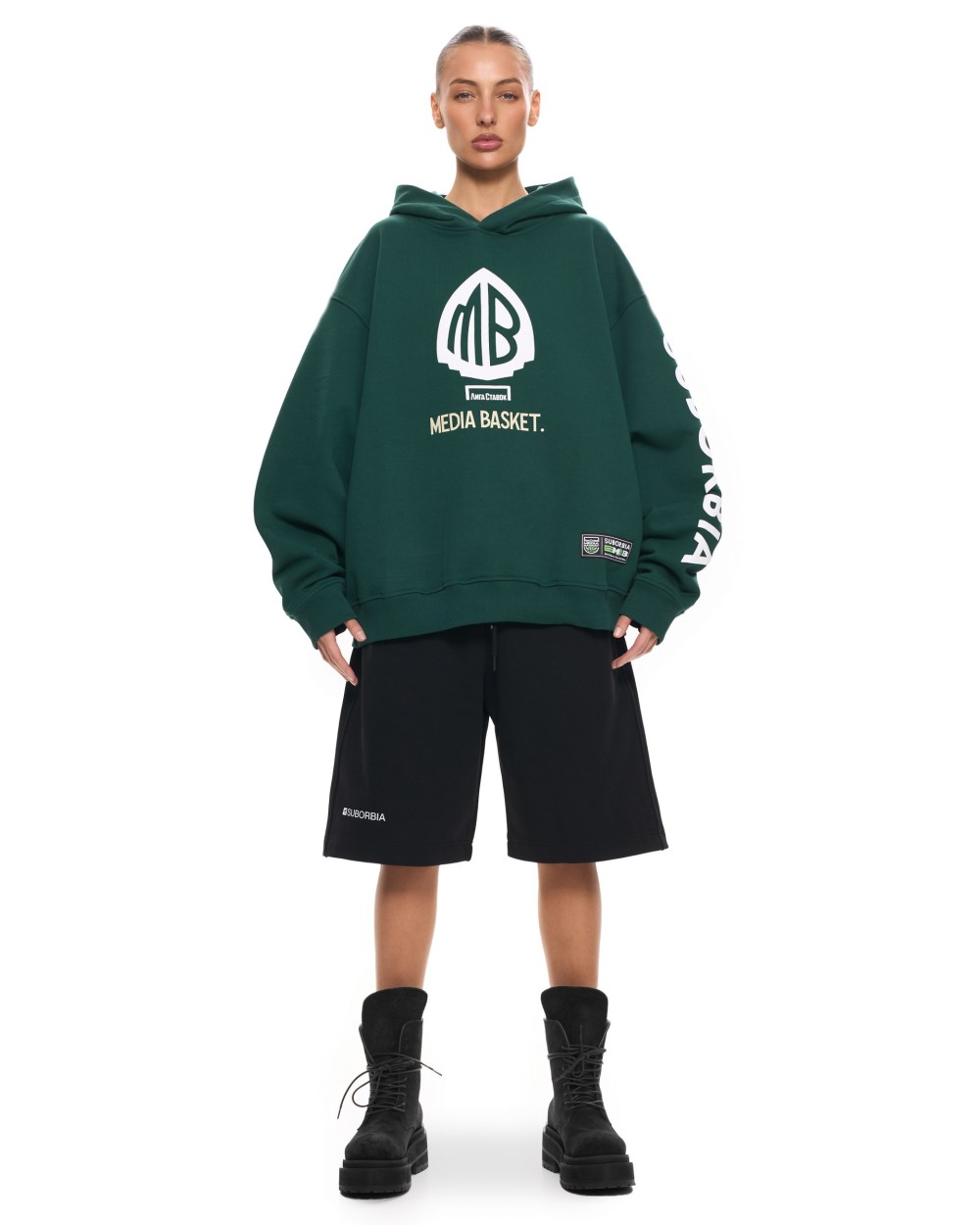 Худи MEDIA BASKET Green