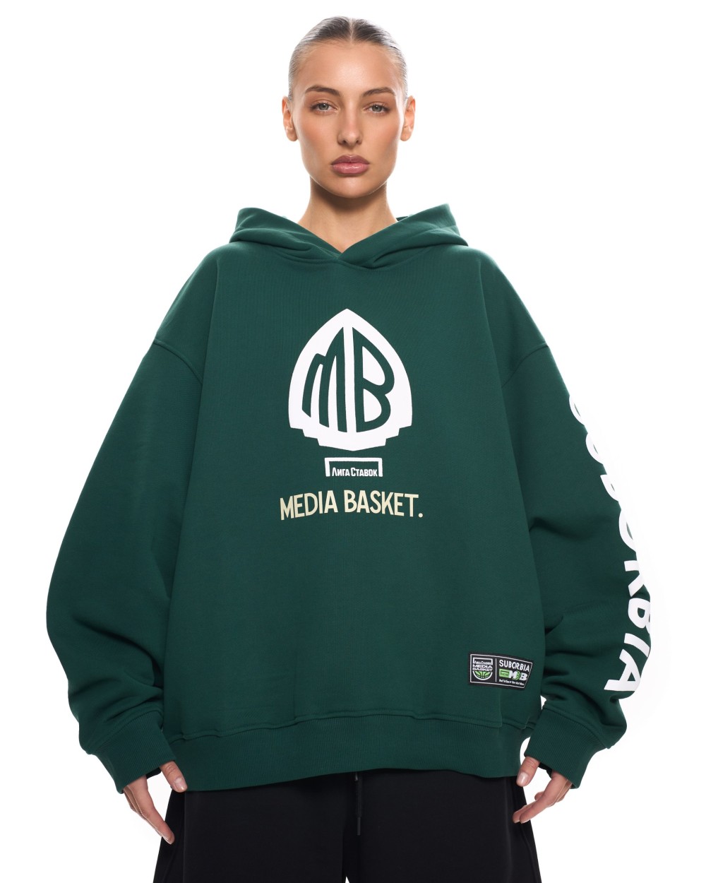 Худи MEDIA BASKET Green