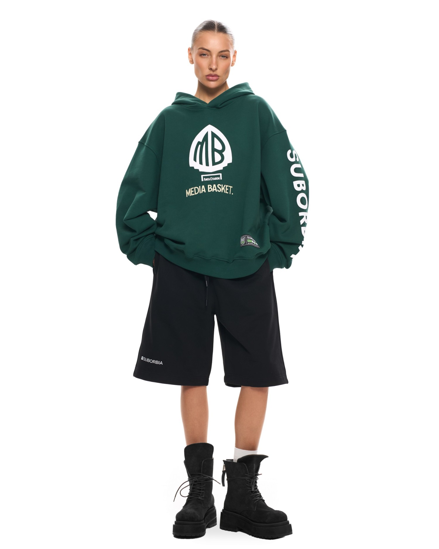 Худи MEDIA BASKET Green