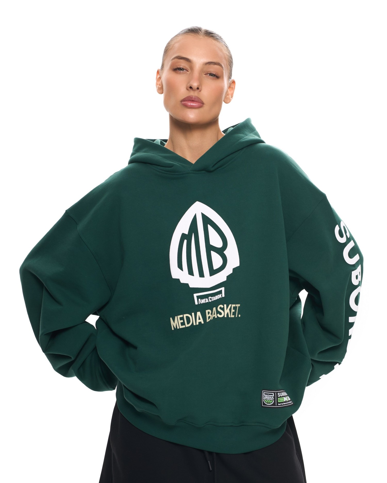 Худи MEDIA BASKET Green