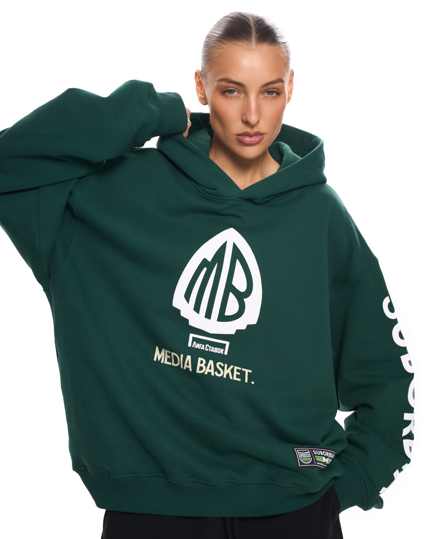 Худи MEDIA BASKET Green