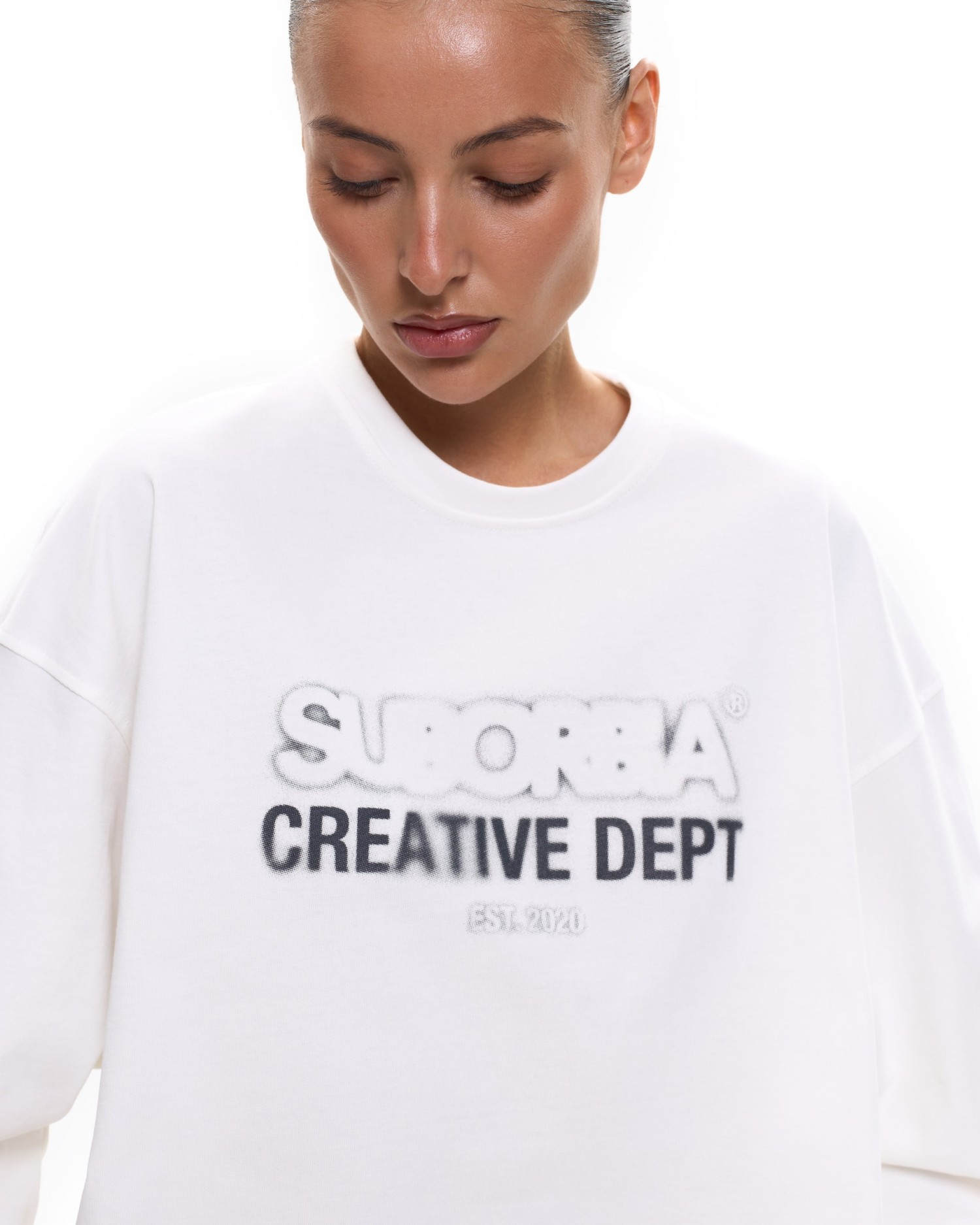 Лонгслив CD White