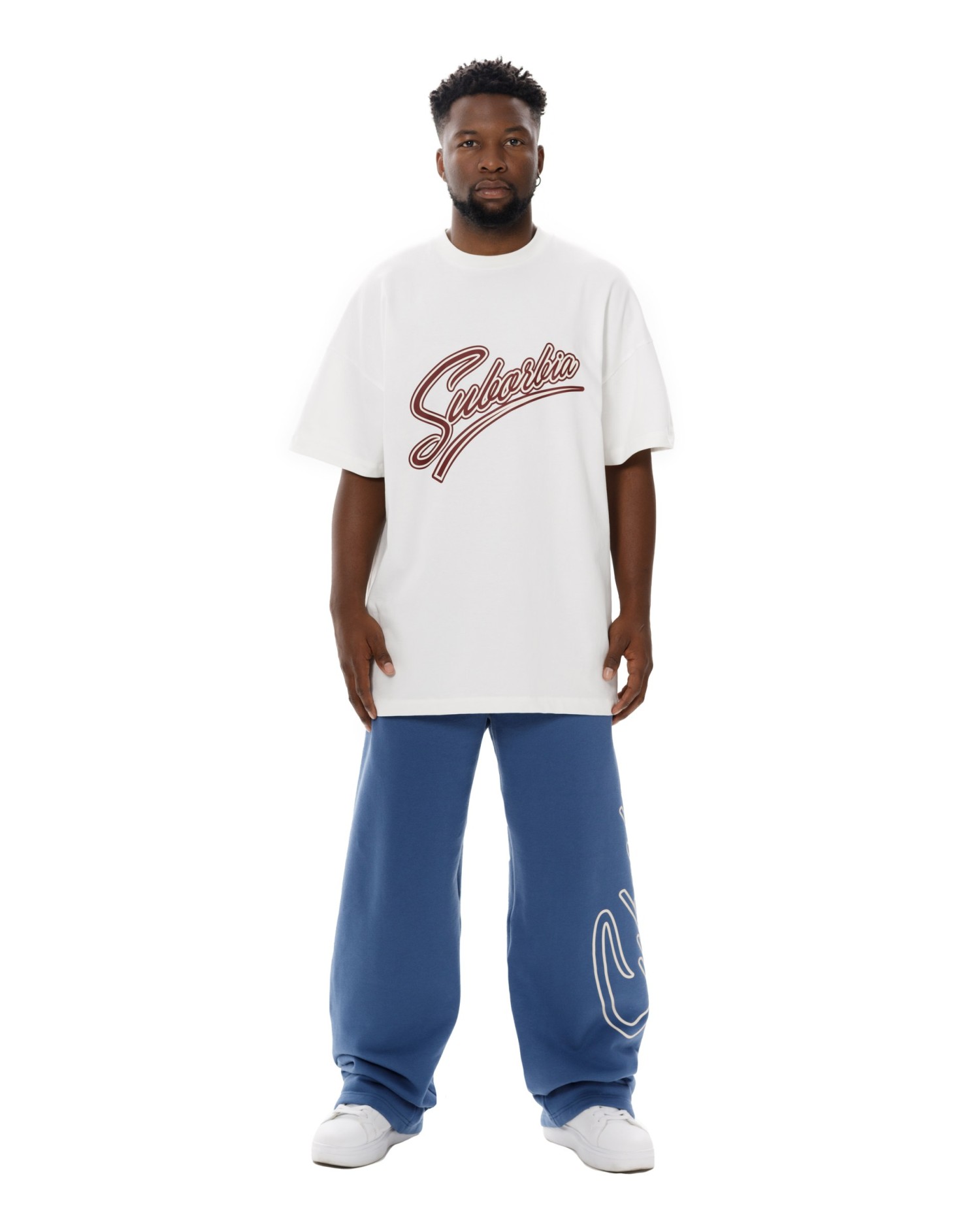 Брюки палаццо College MEN Blue