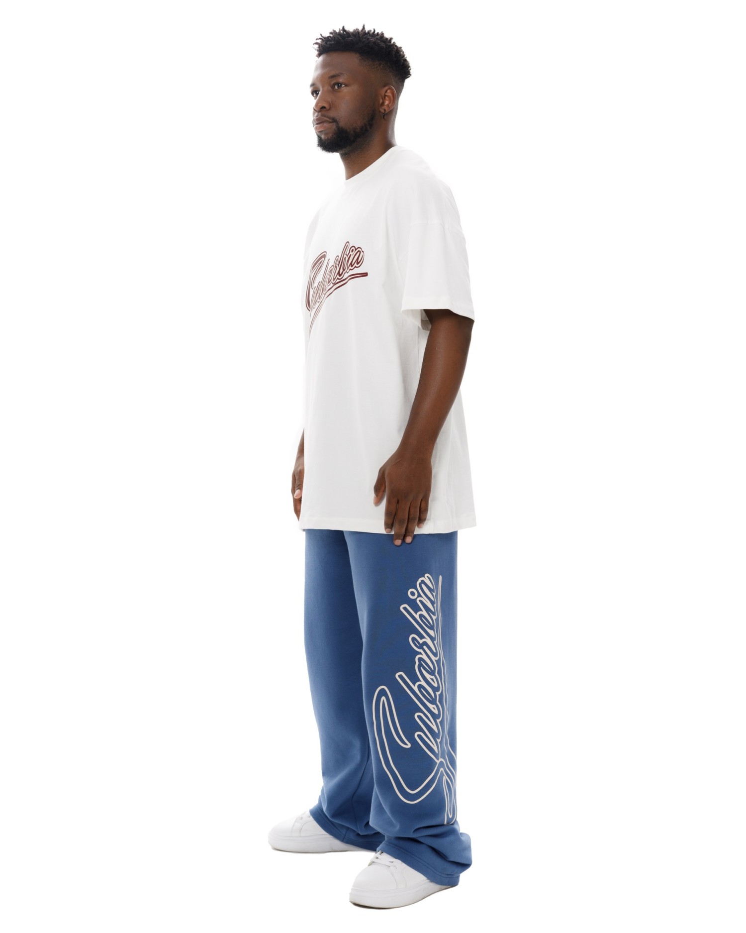 Брюки палаццо College MEN Blue