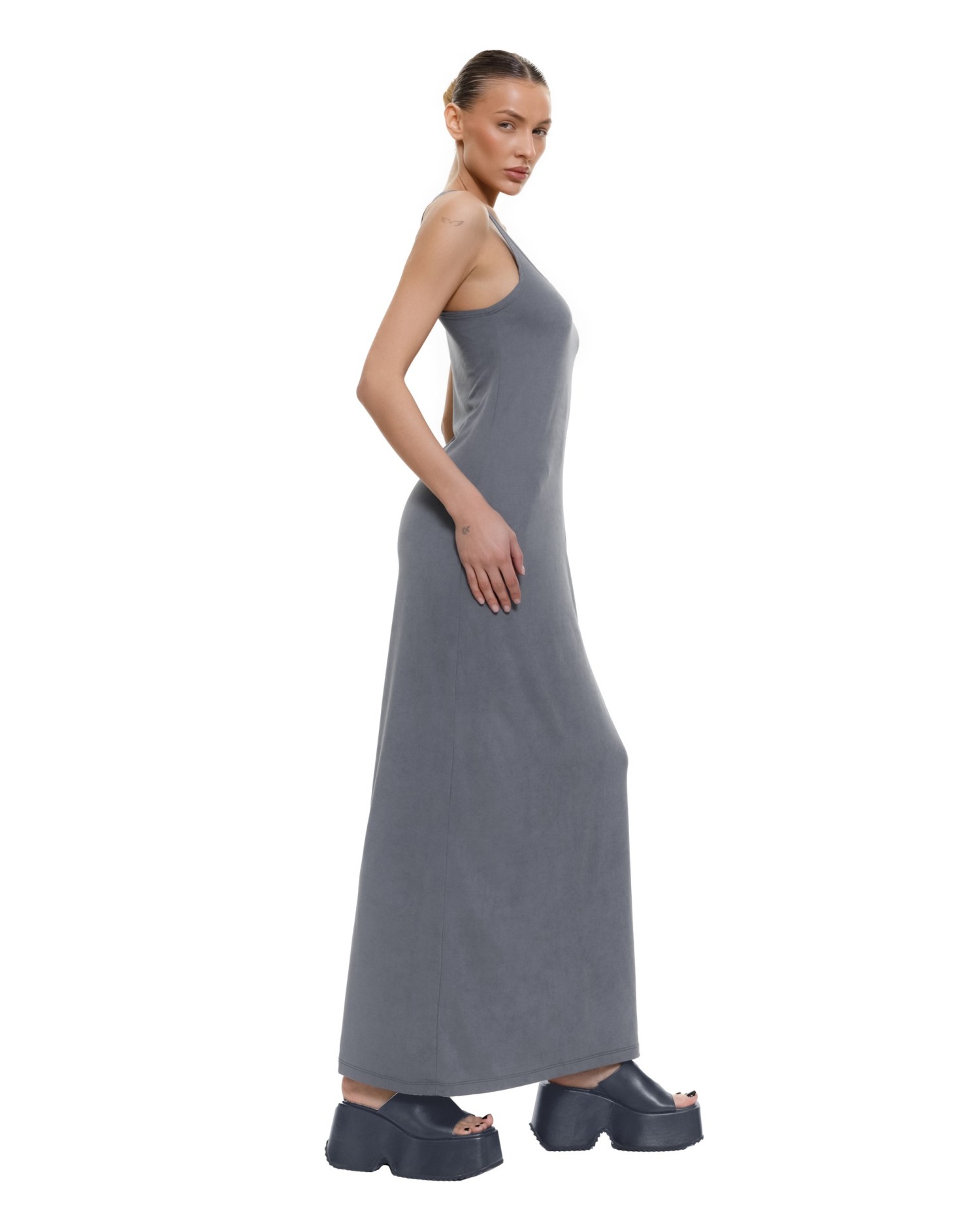 Платье BASE CLASSIC maxi Graphite