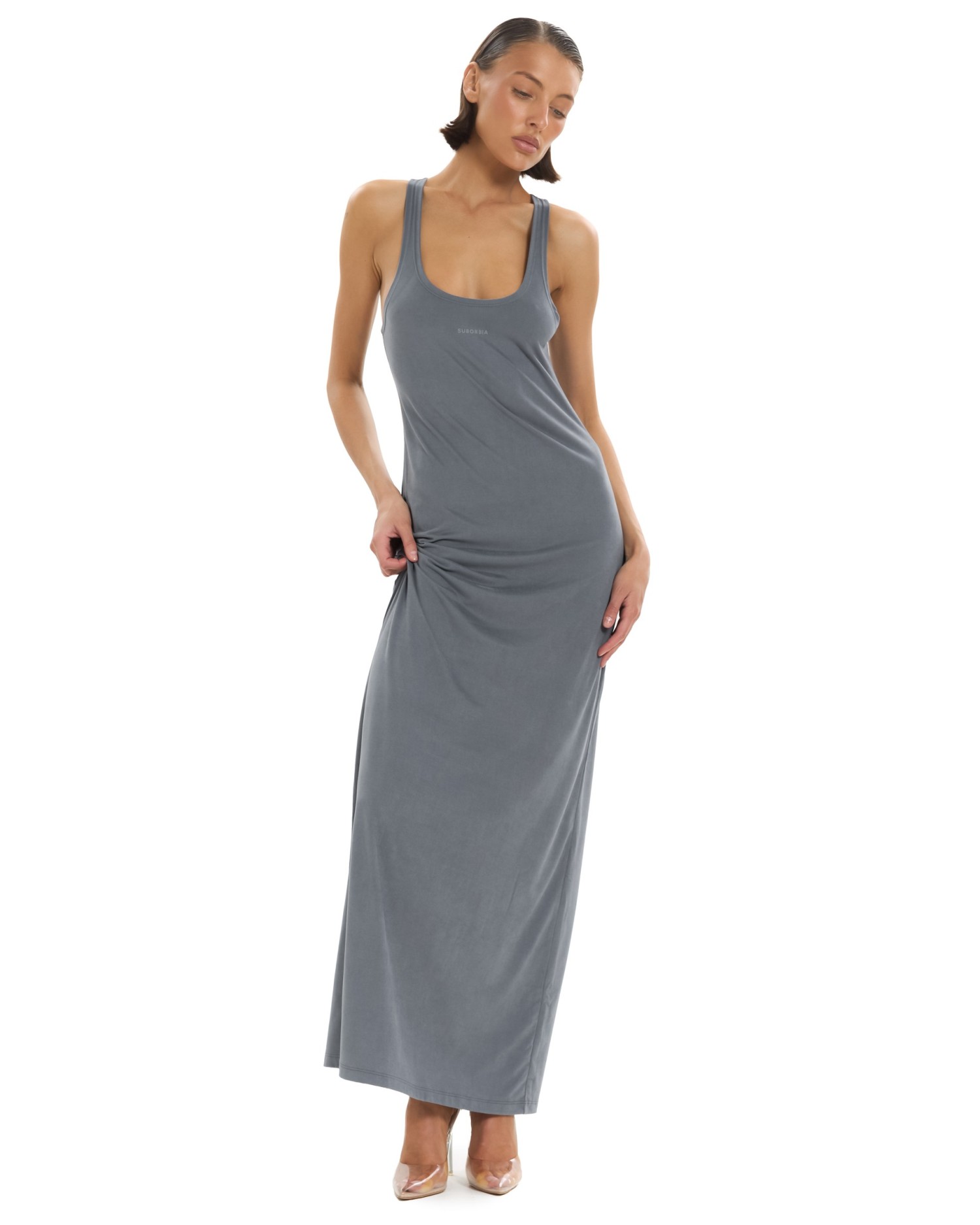 Платье BASE CLASSIC maxi Графит