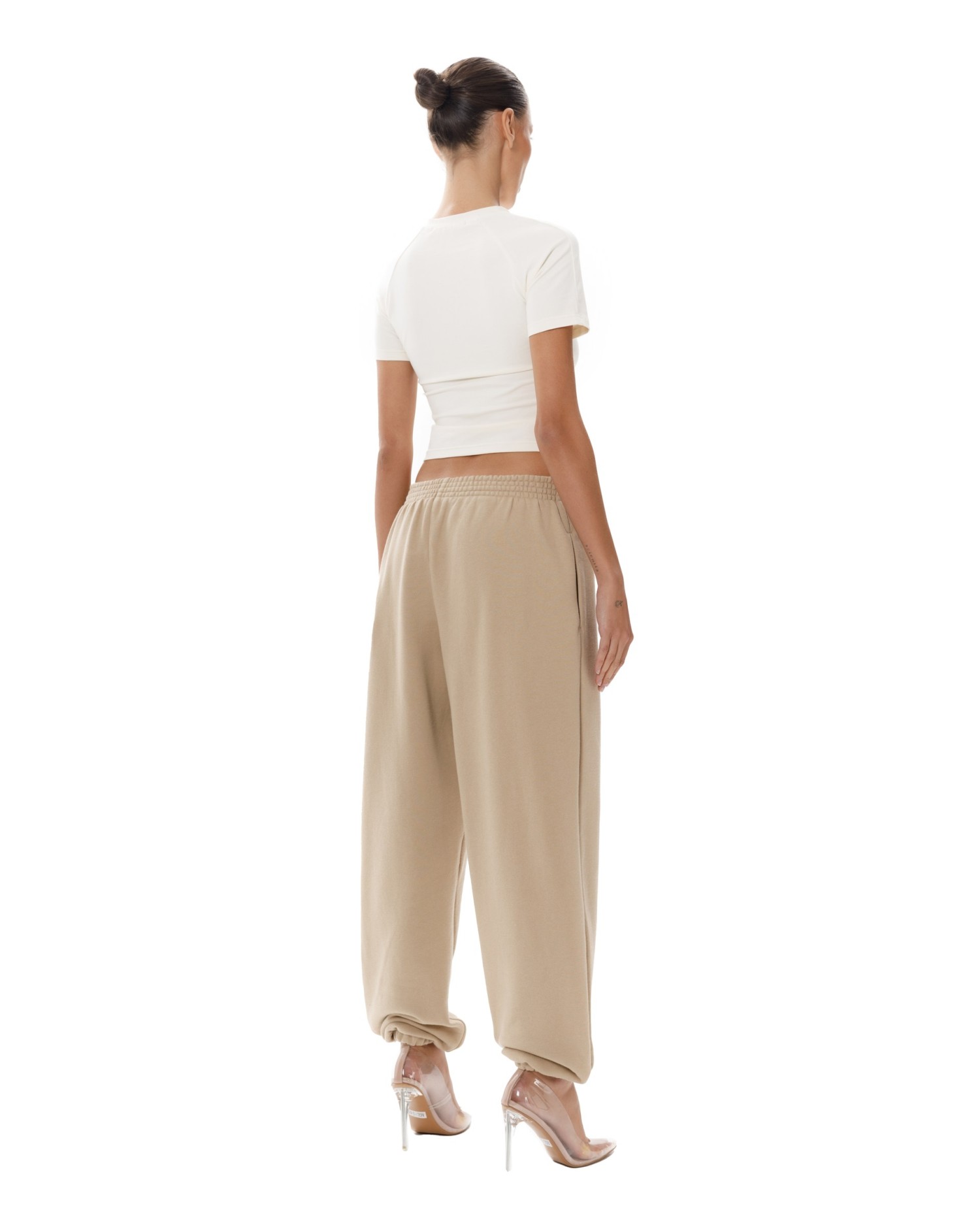 Джоггеры College Beige