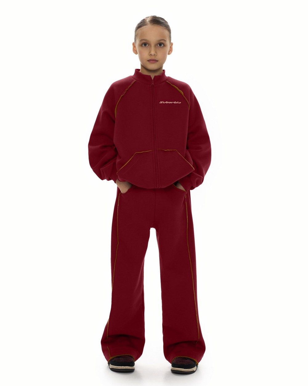 Костюм DOUBLE TROUBLE Junior 140-146 Burgundy