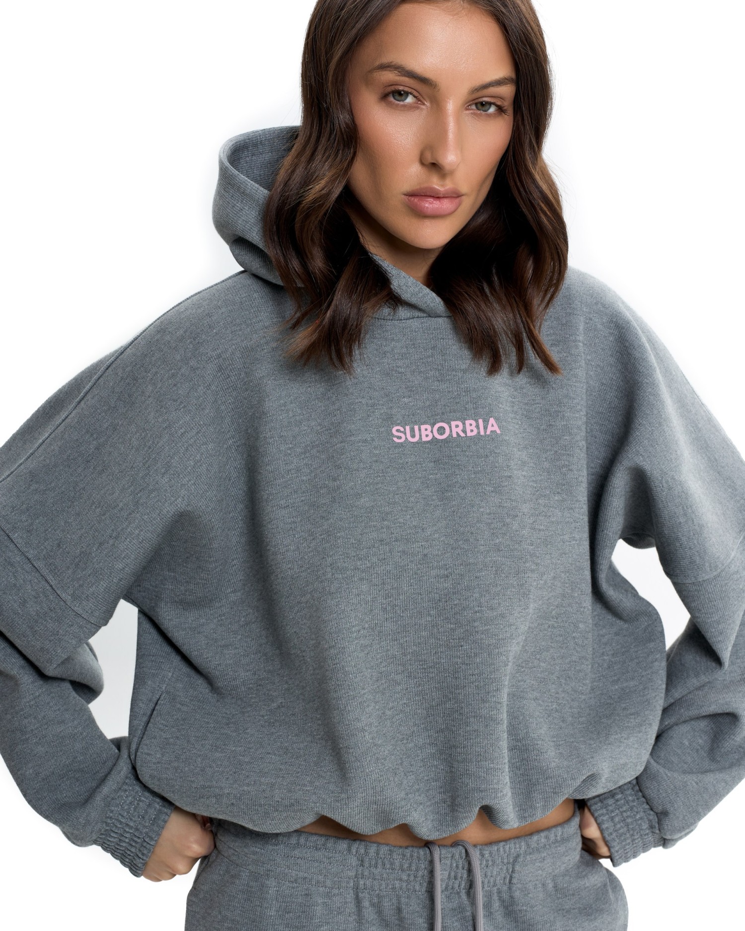 Костюм STAPLE Grey melange-Pink