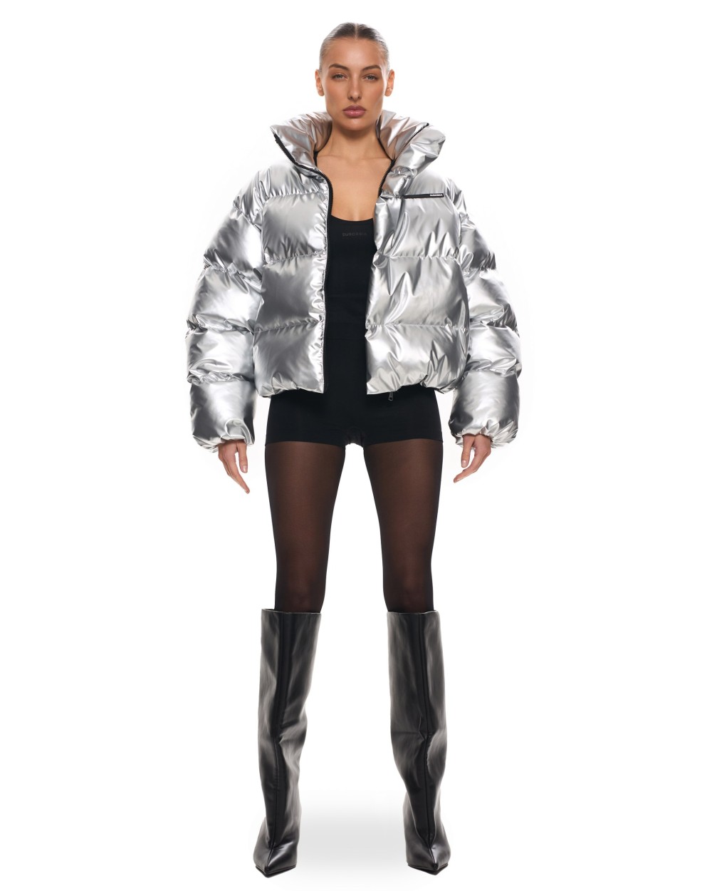 Пуховик ANG mini Space Silver