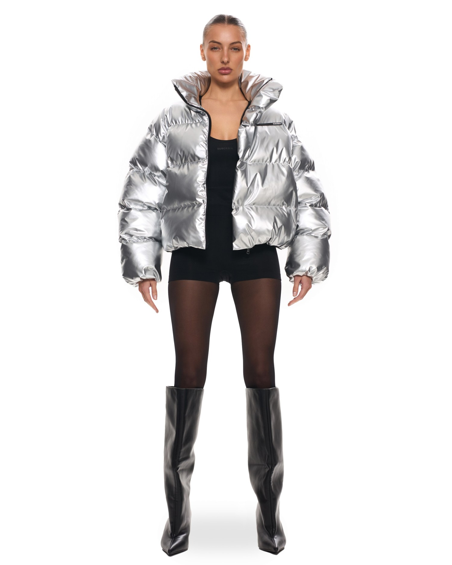 Пуховик ANG mini Space Silver