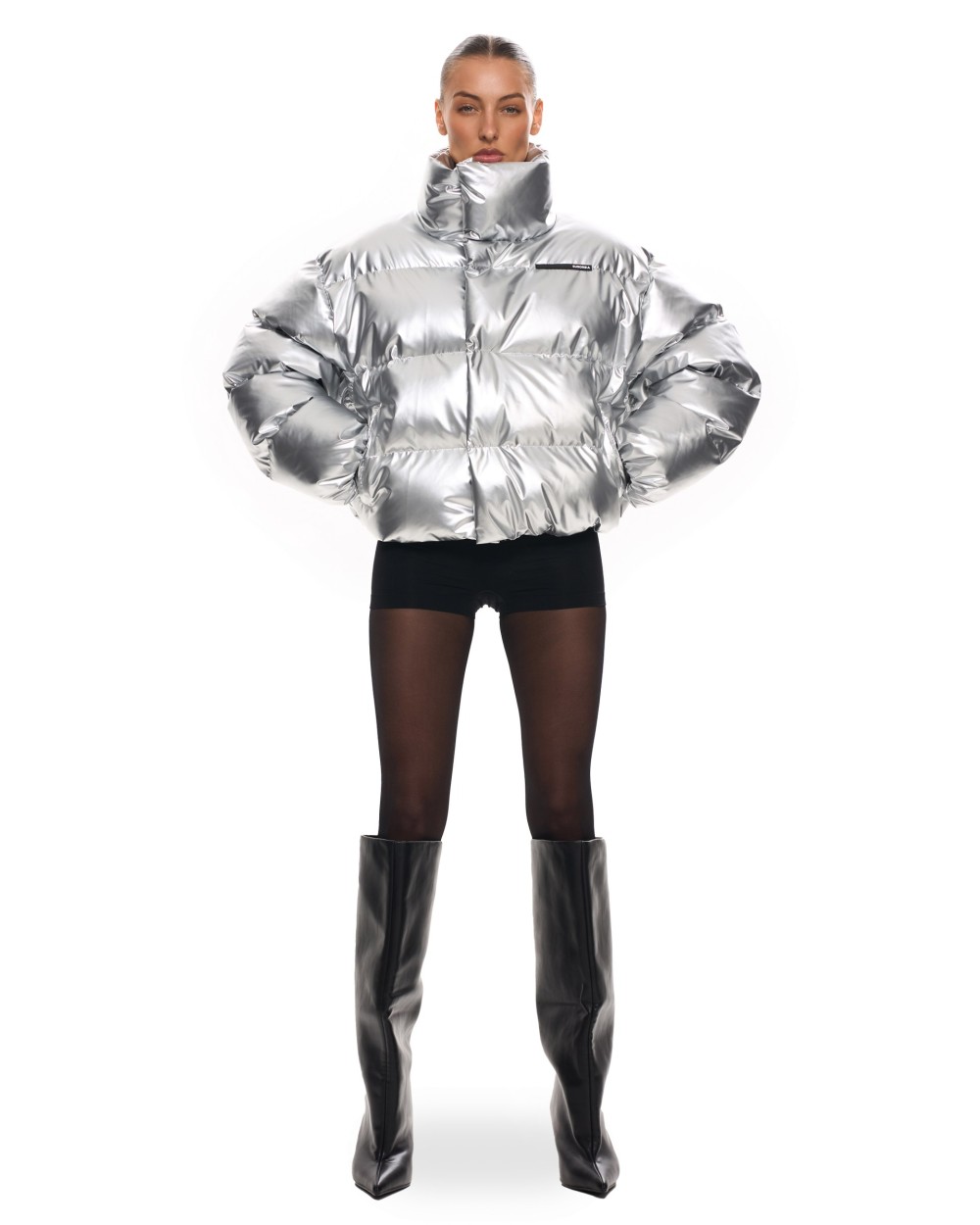 Пуховик ANG mini Space Silver