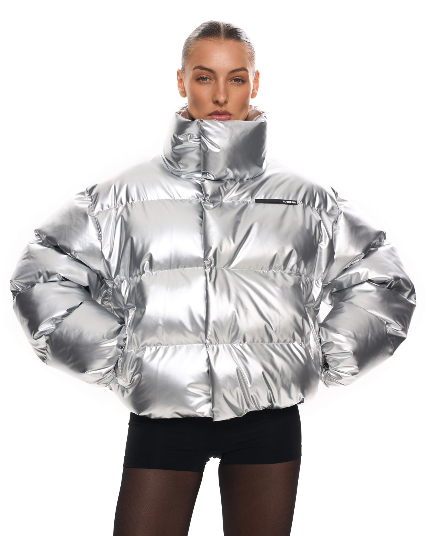 Пуховик ANG mini Space Silver