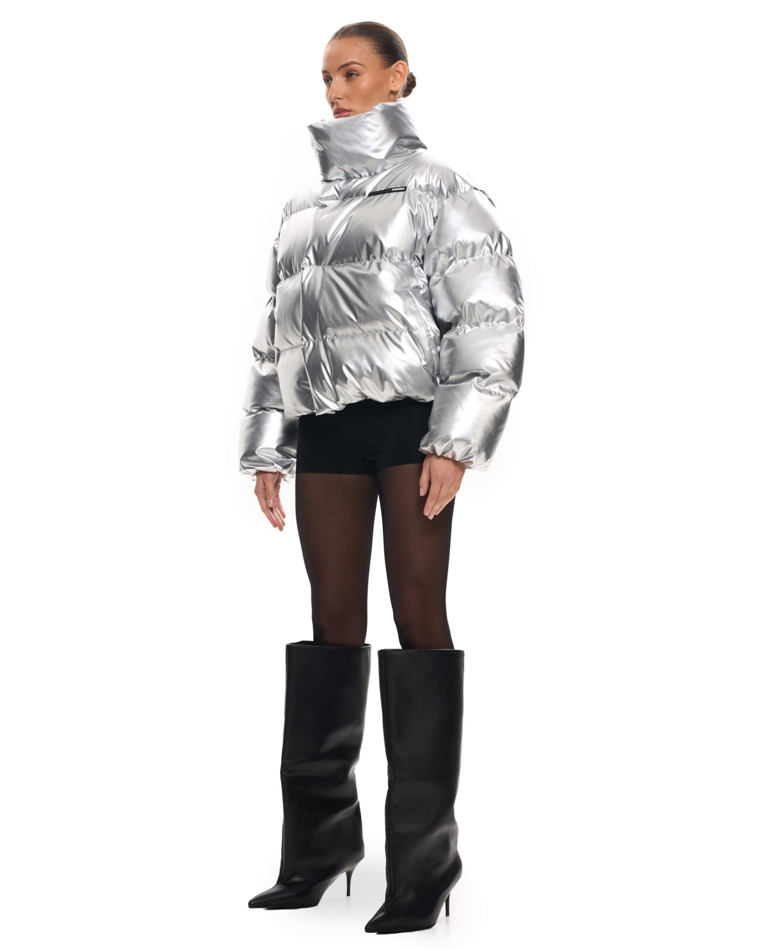 Пуховик ANG mini Space Silver