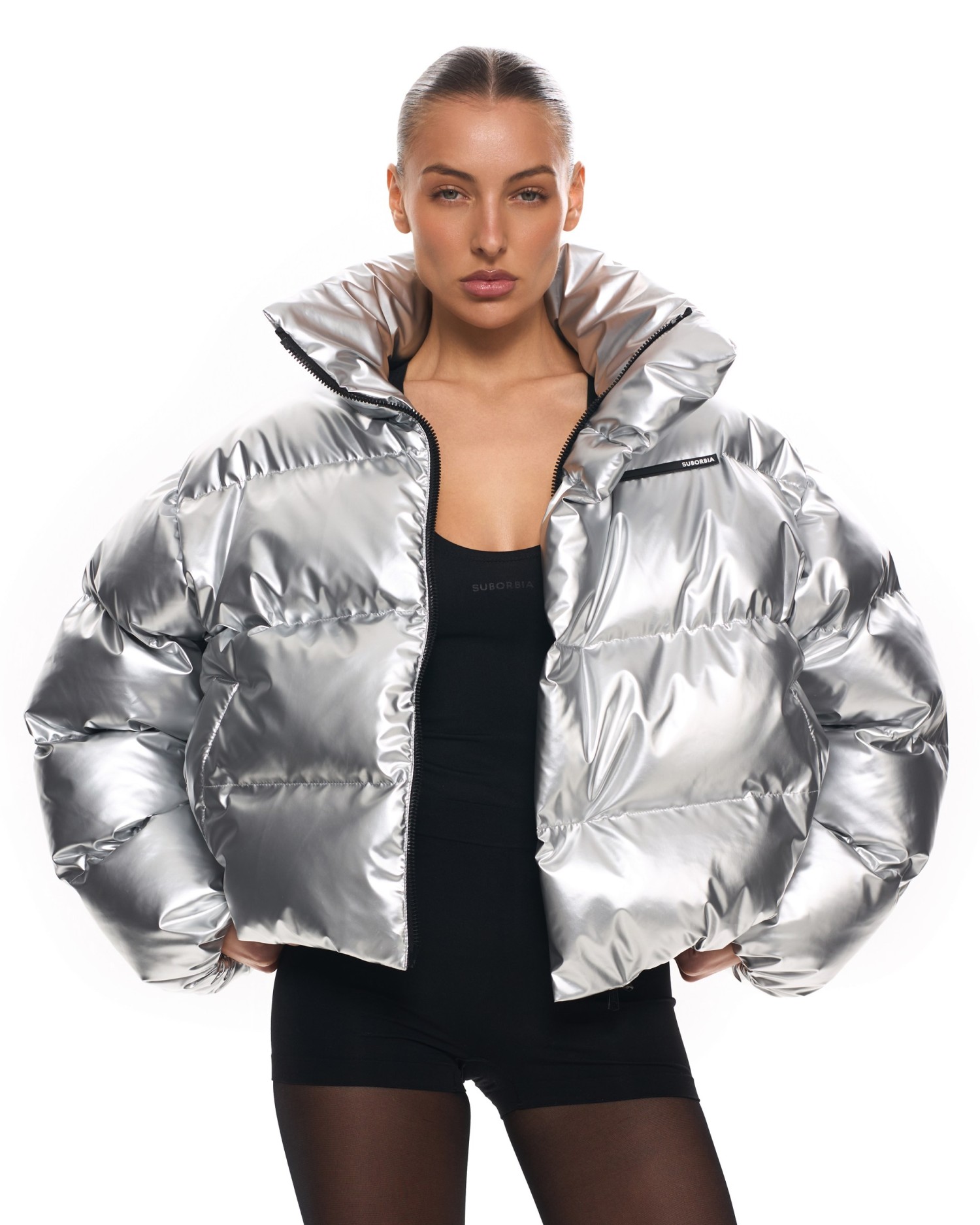 Пуховик ANG mini Space Silver