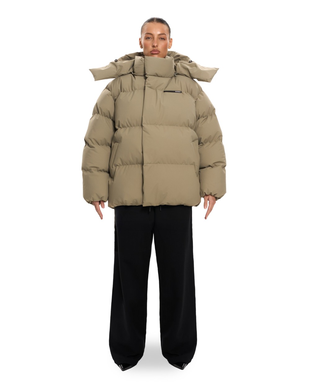 Пуховик ANG Mist green