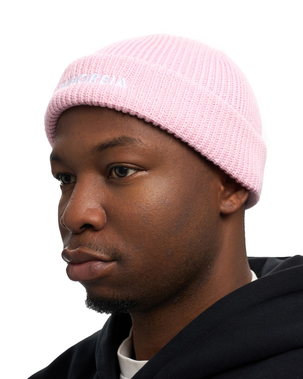 Шапка бини SUBORBIA MEN Name Pink