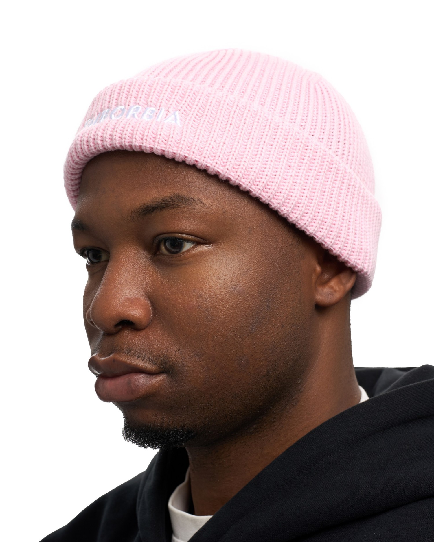 Шапка бини SUBORBIA MEN Name Pink