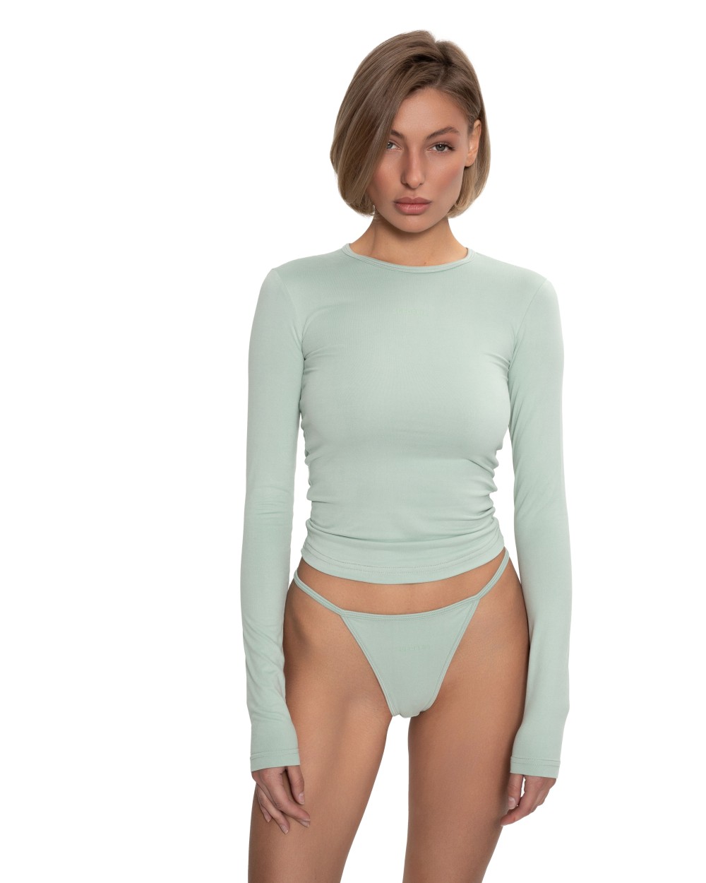 Лонгслив BASE S`24 Smoky green
