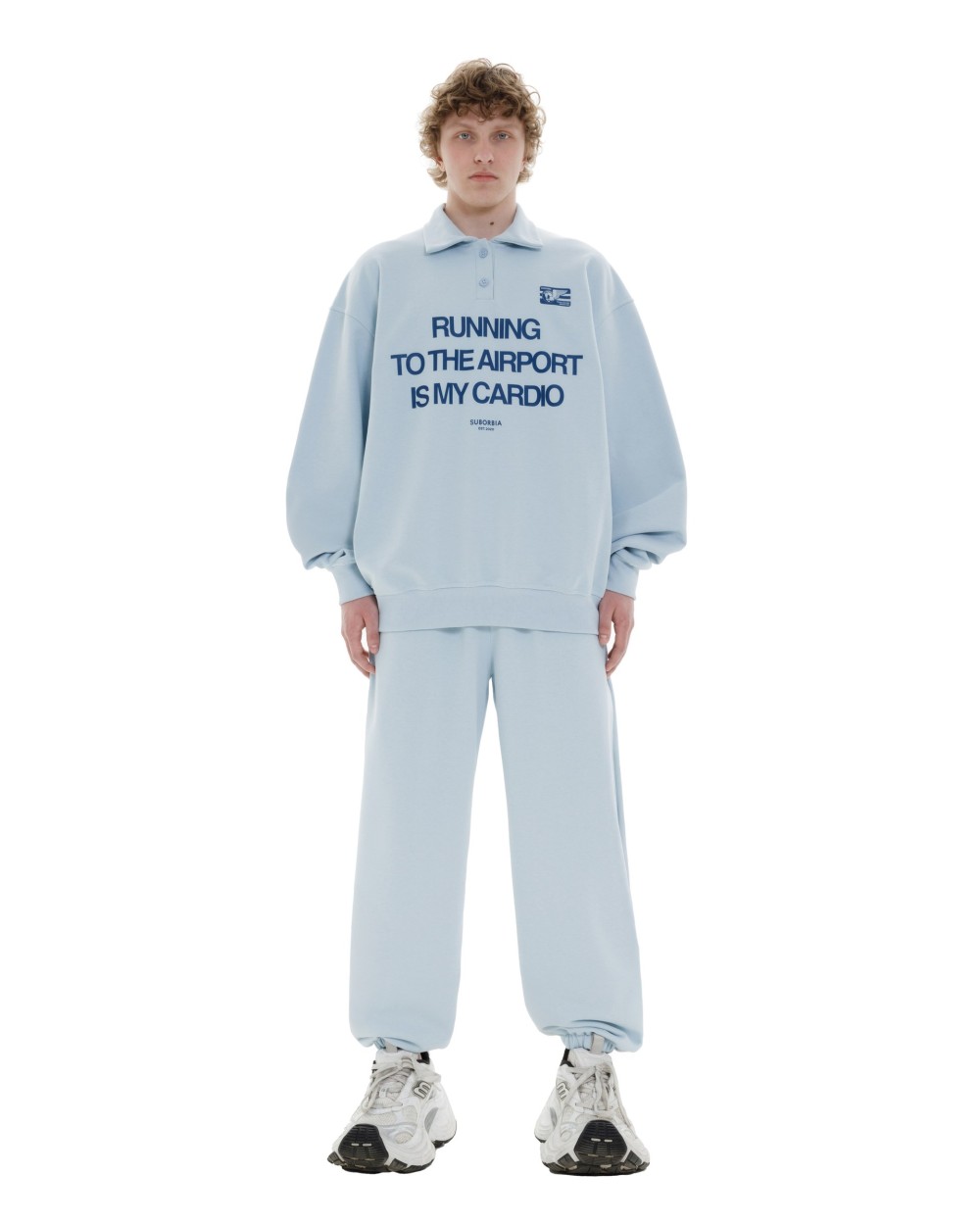 Свитшот-поло TERMINAL S `25 MEN Light blue