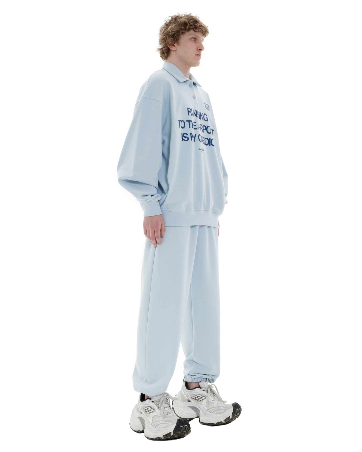 Свитшот-поло TERMINAL S `25 MEN Light blue