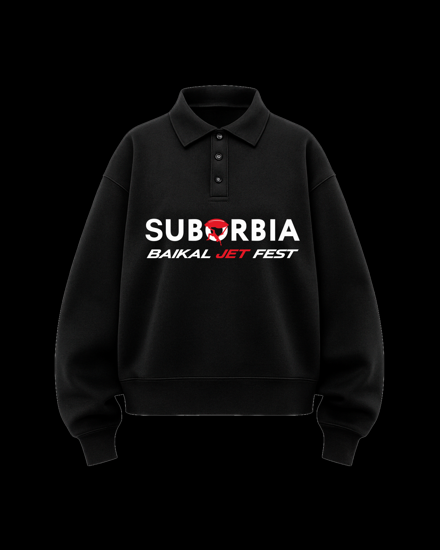 Свитшот-поло BJF Black