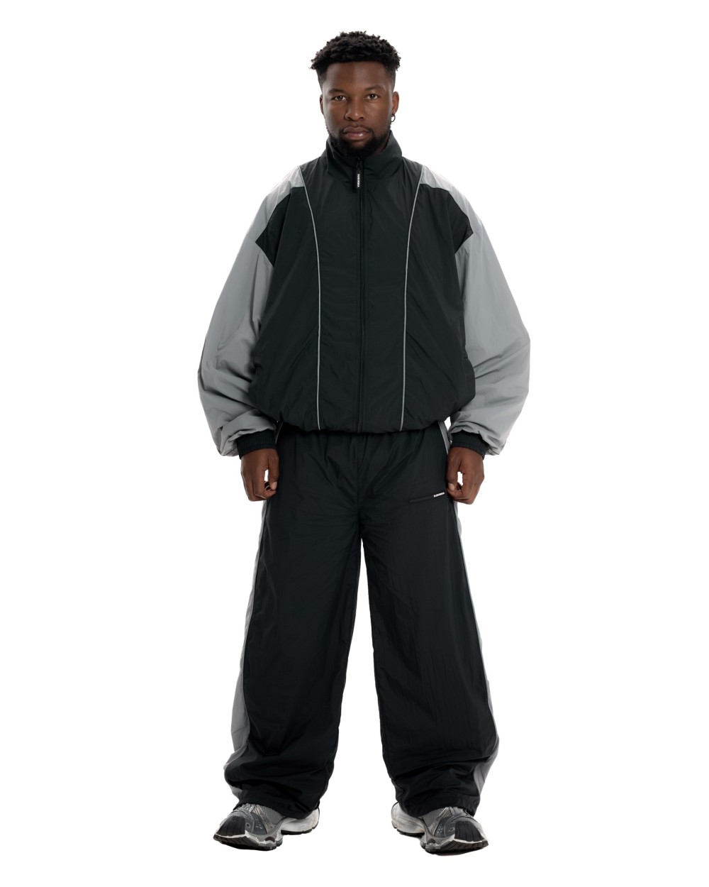 Костюм #404 MEN Black-Grey