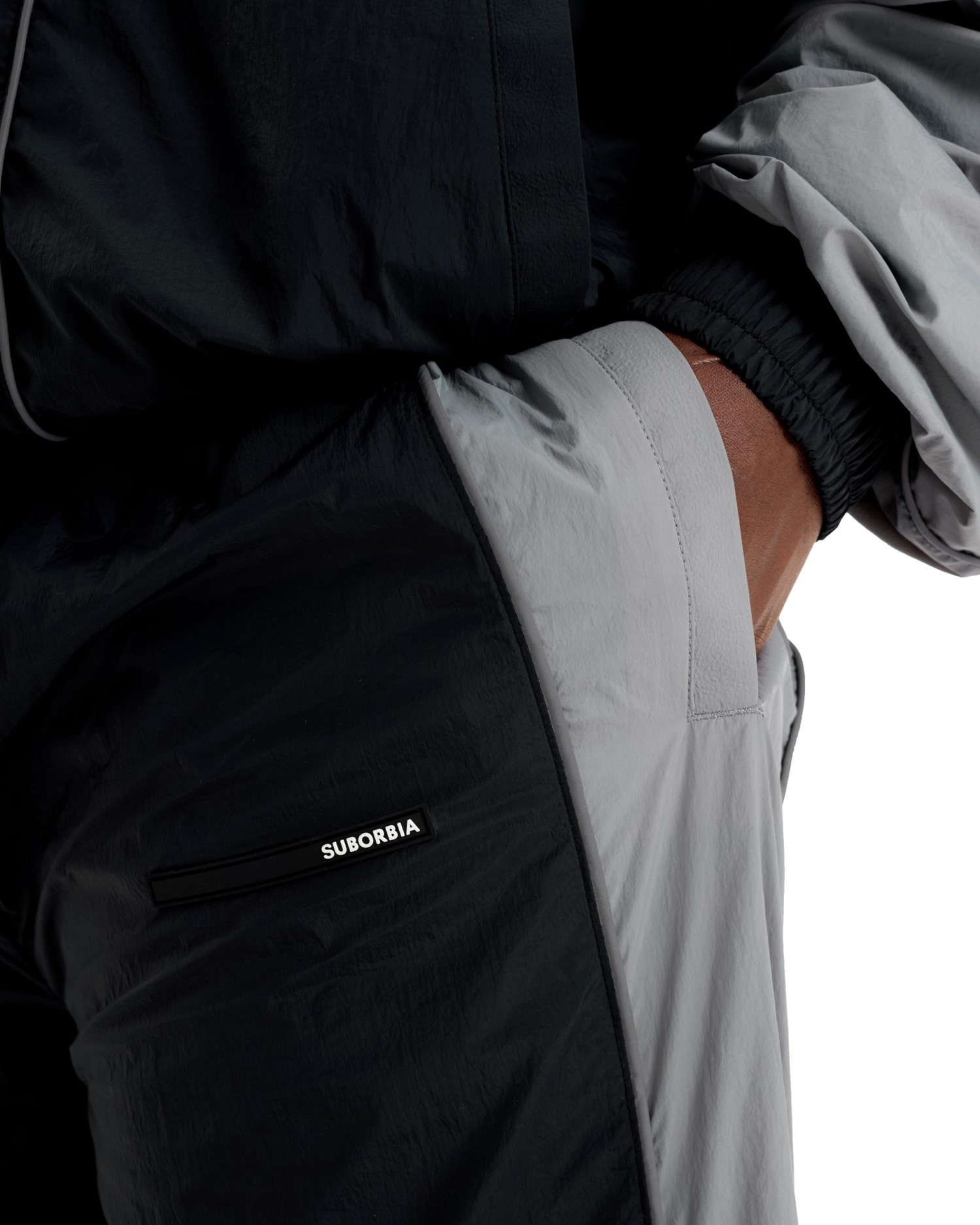 Костюм #404 MEN Black-Grey