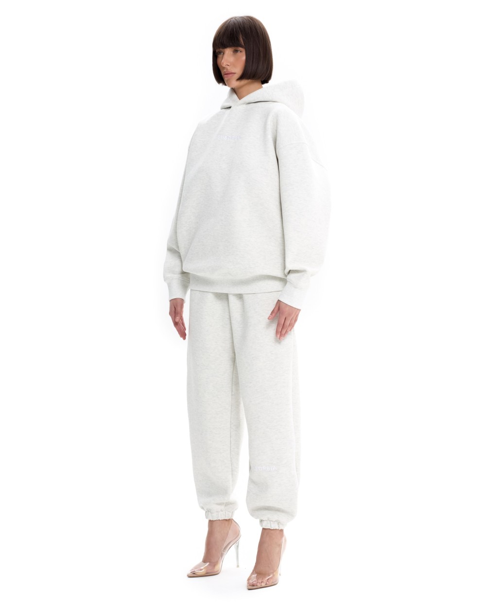 Костюм GATE BASIC с худи Grey melange