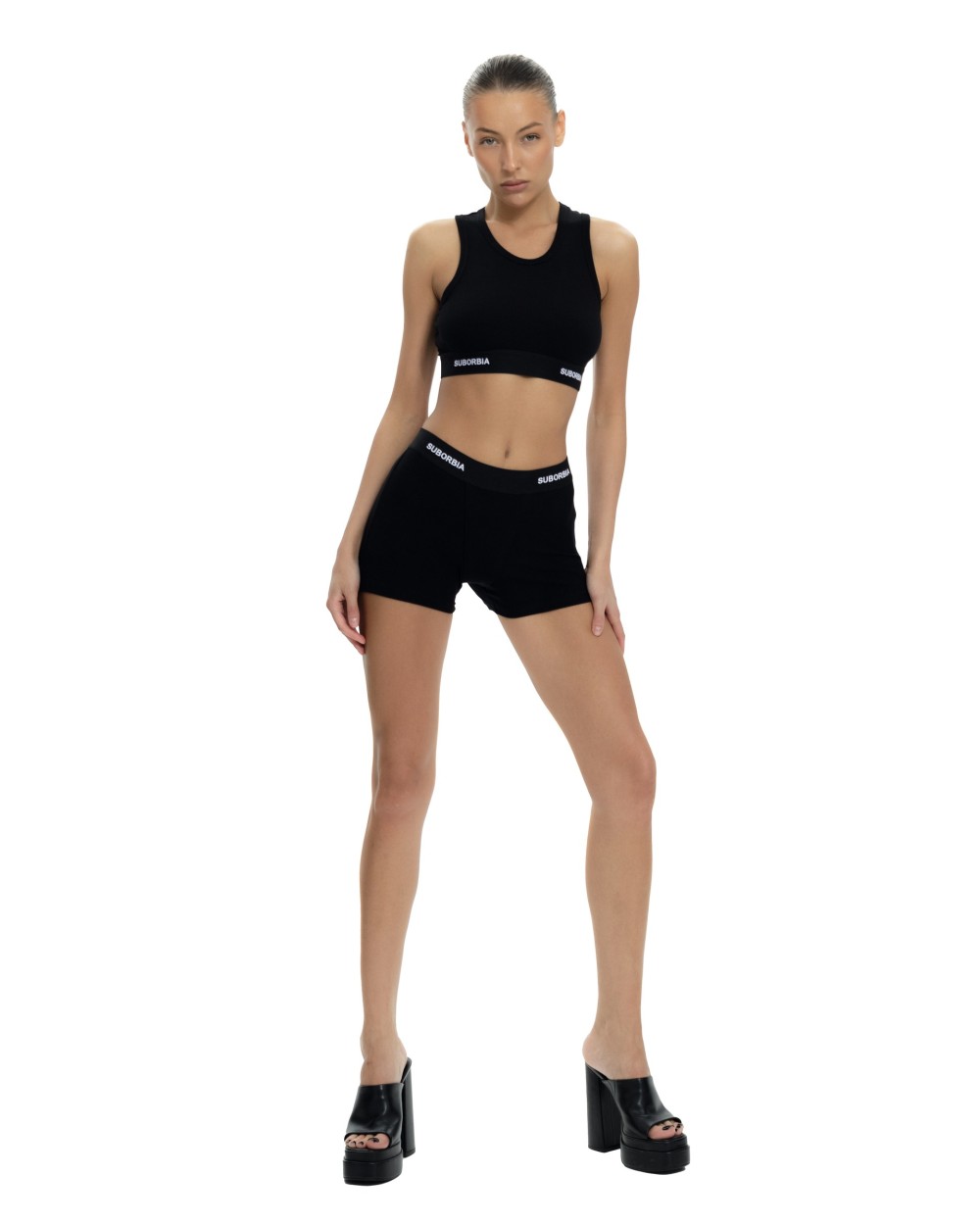 Майка crop TRUE FORM Black