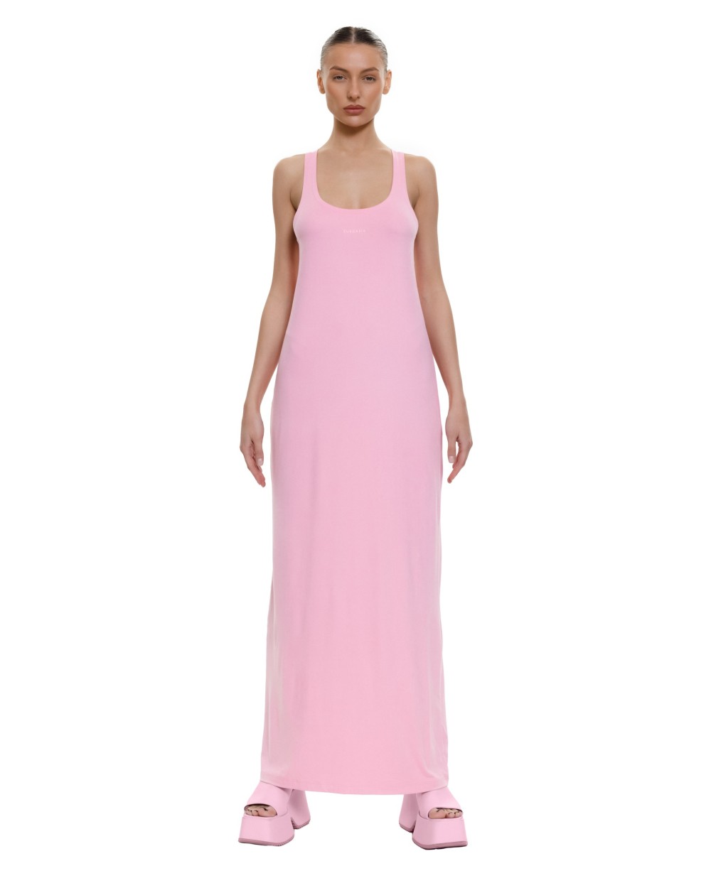 Платье BASE CLASSIC maxi Pink
