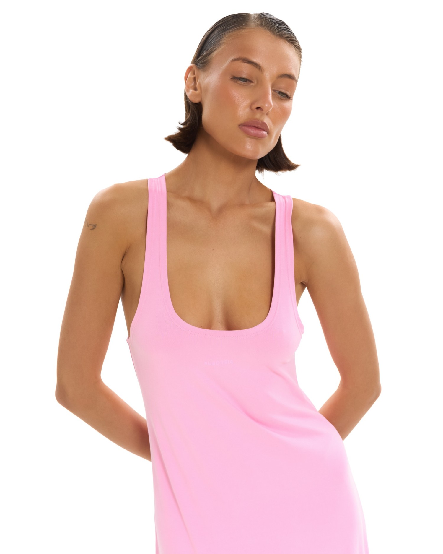Платье BASE CLASSIC maxi Розовый