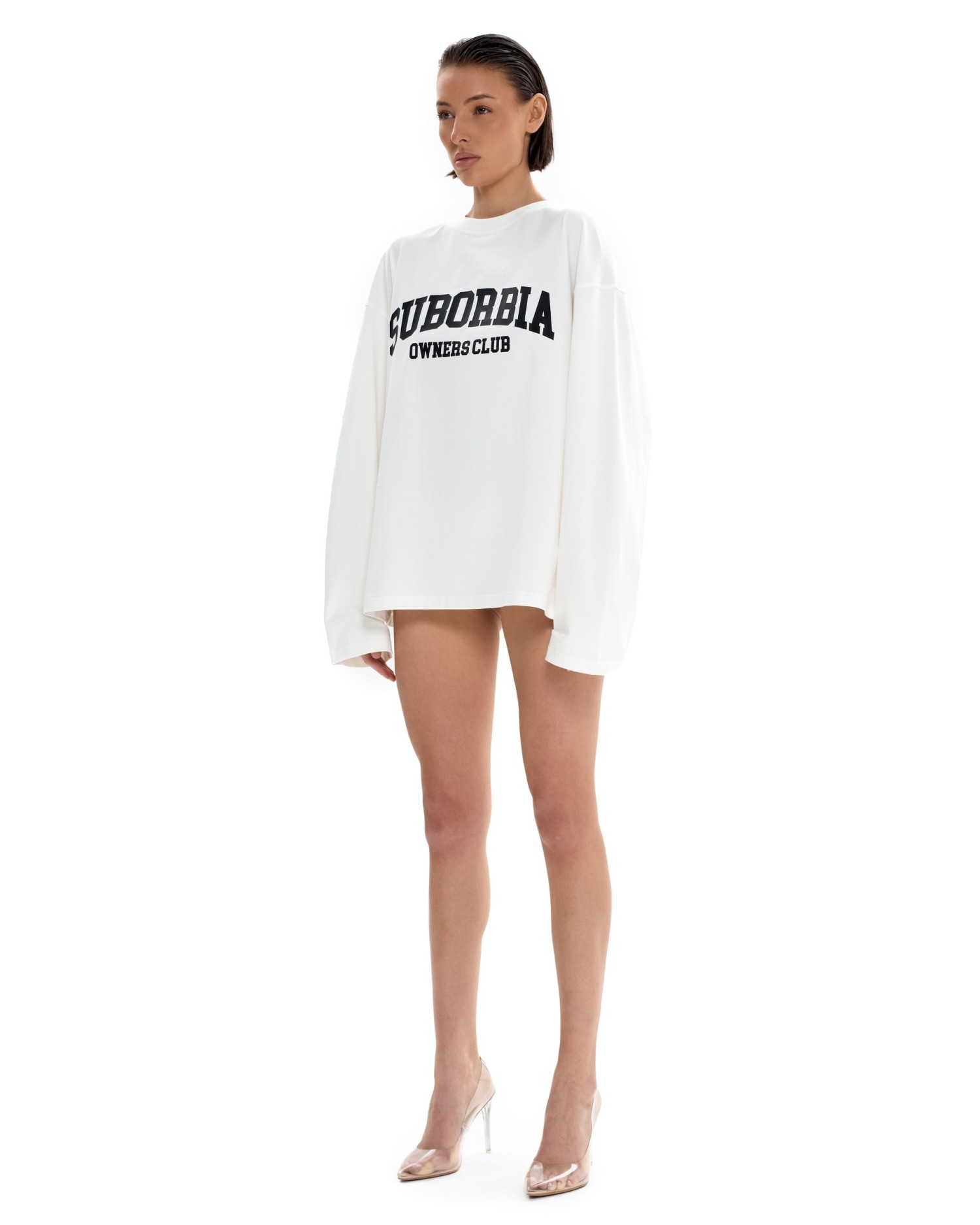 Лонгслив OWNERS CLUB White-Black