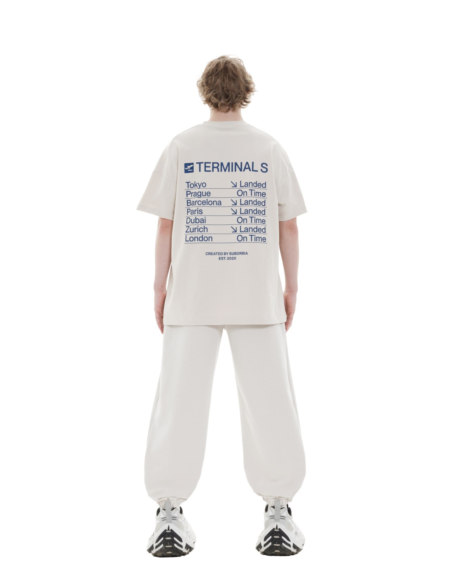 Джоггеры TERMINAL S `25 MEN White stone