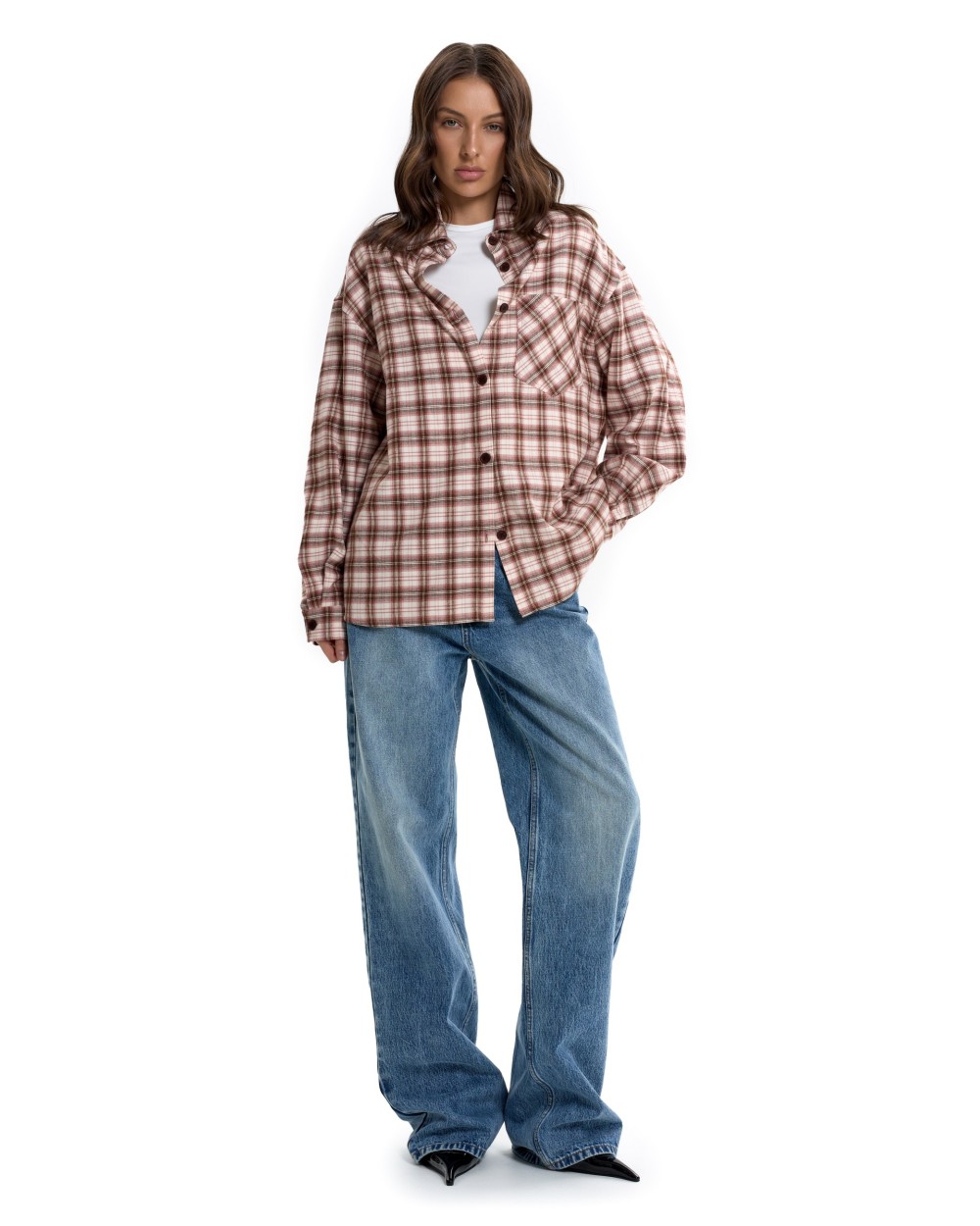 Рубашка GRID Pink