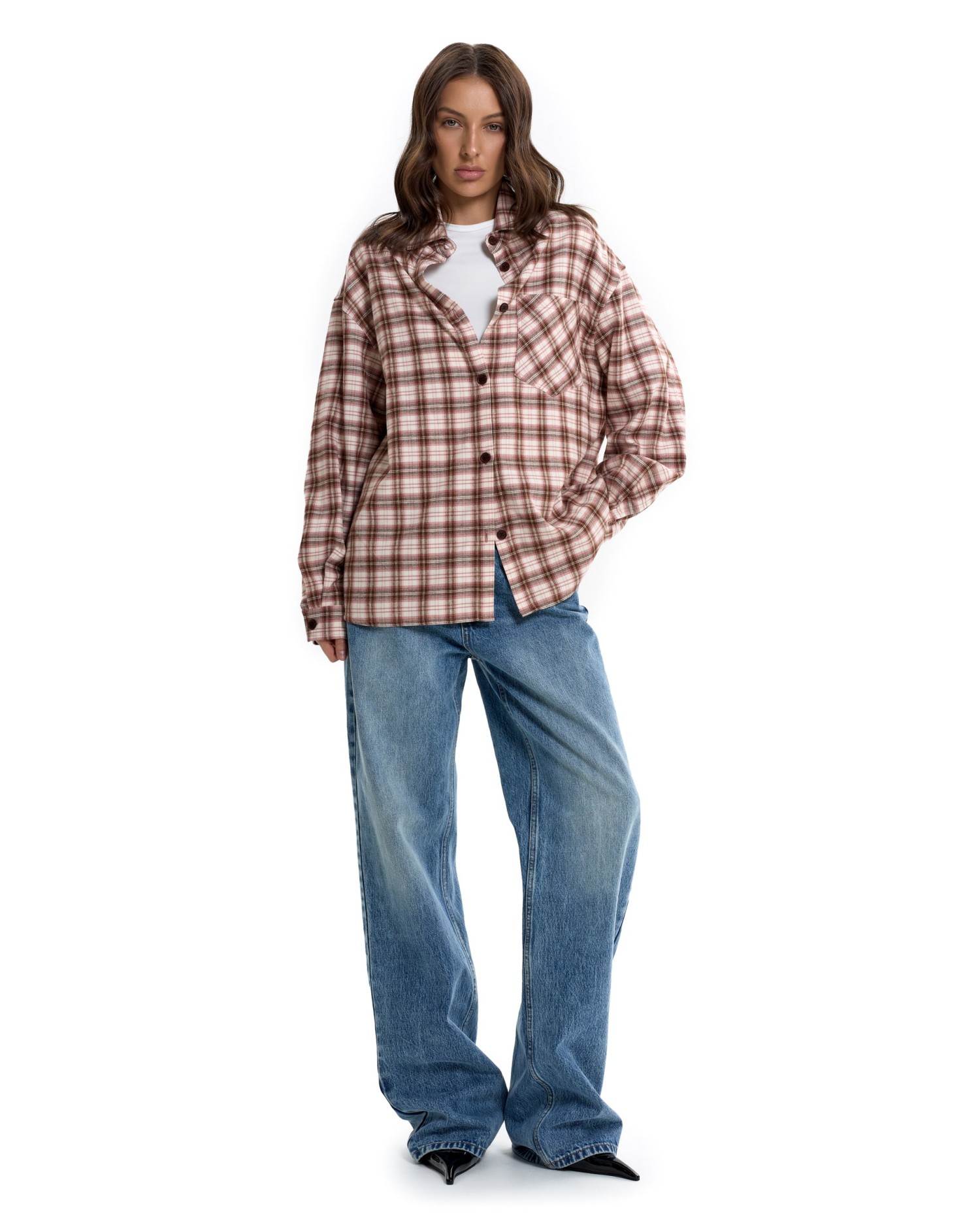 Рубашка GRID Pink