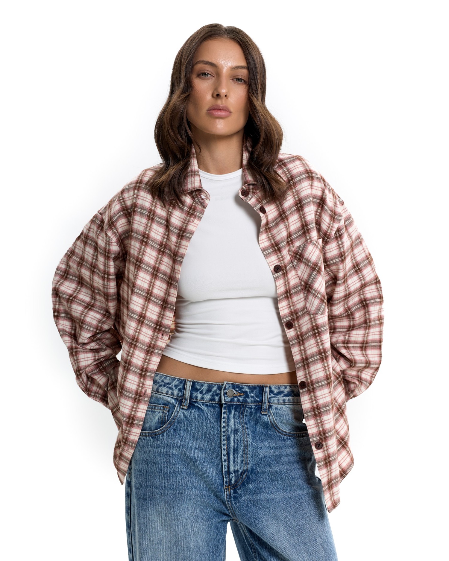 Рубашка GRID Pink