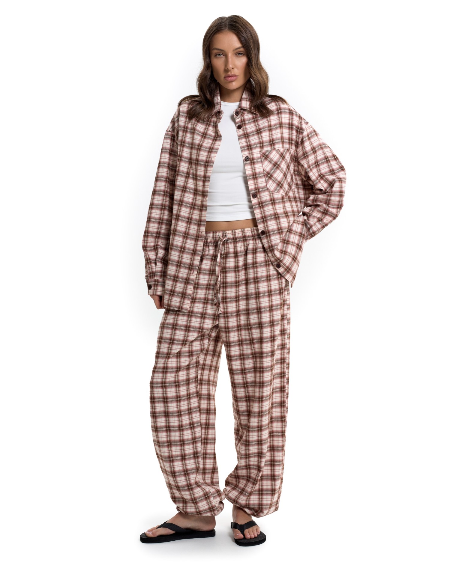 Рубашка GRID Pink