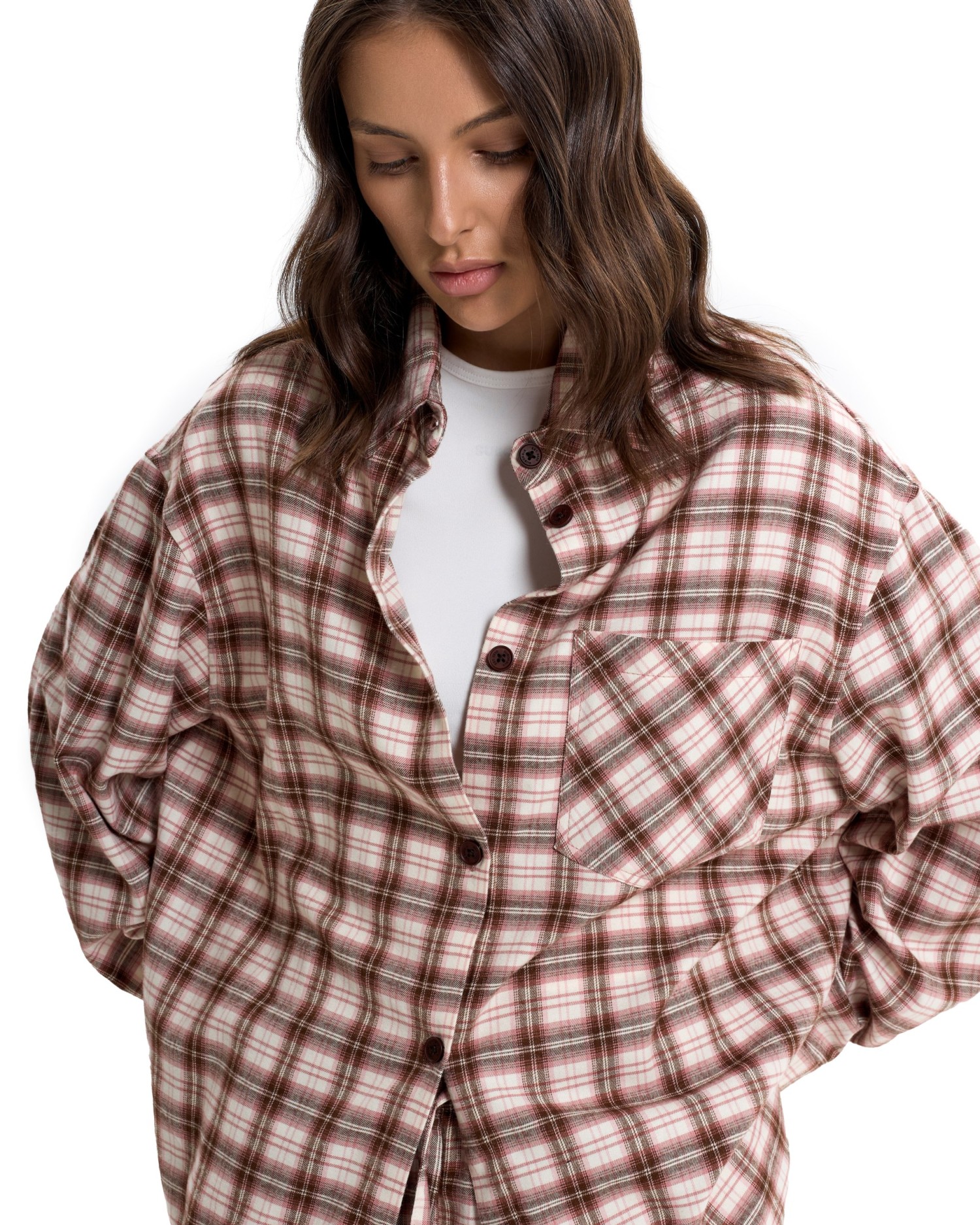 Рубашка GRID Pink