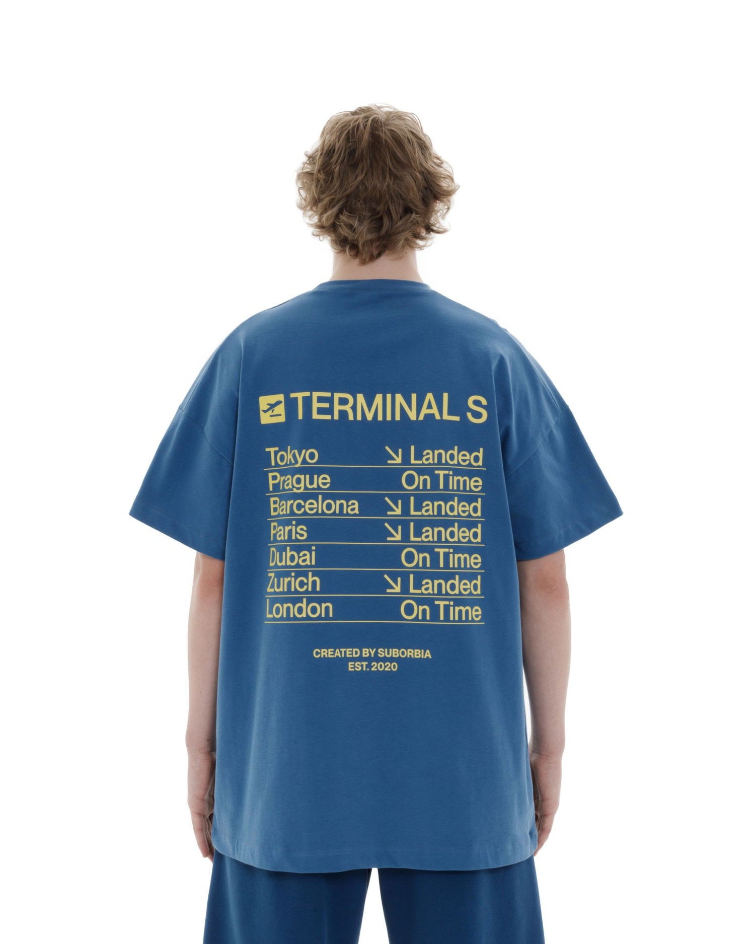 Футболка CITIES TERMINAL S `25 MEN Blue