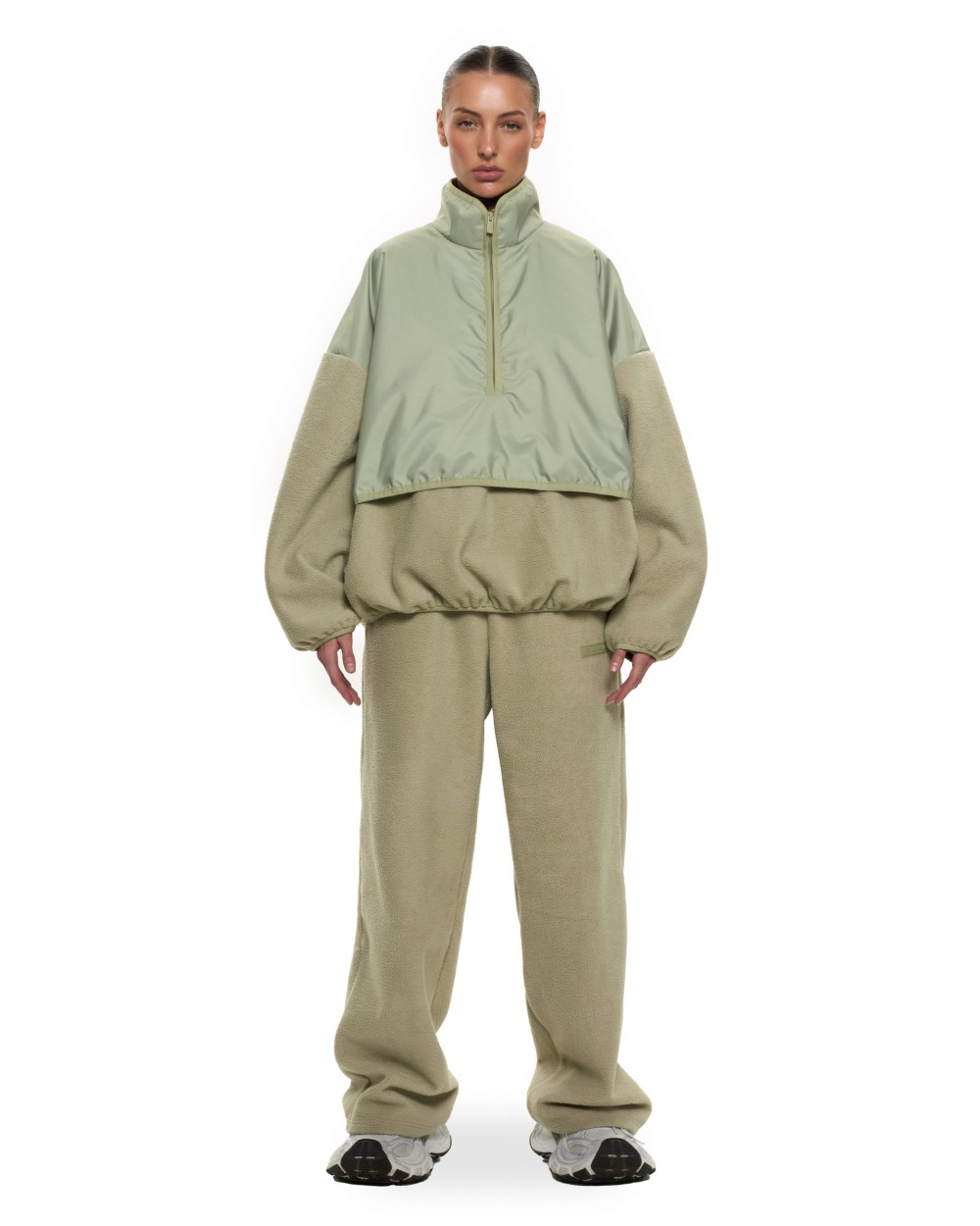 Костюм HALFMO анорак+палаццо Khaki