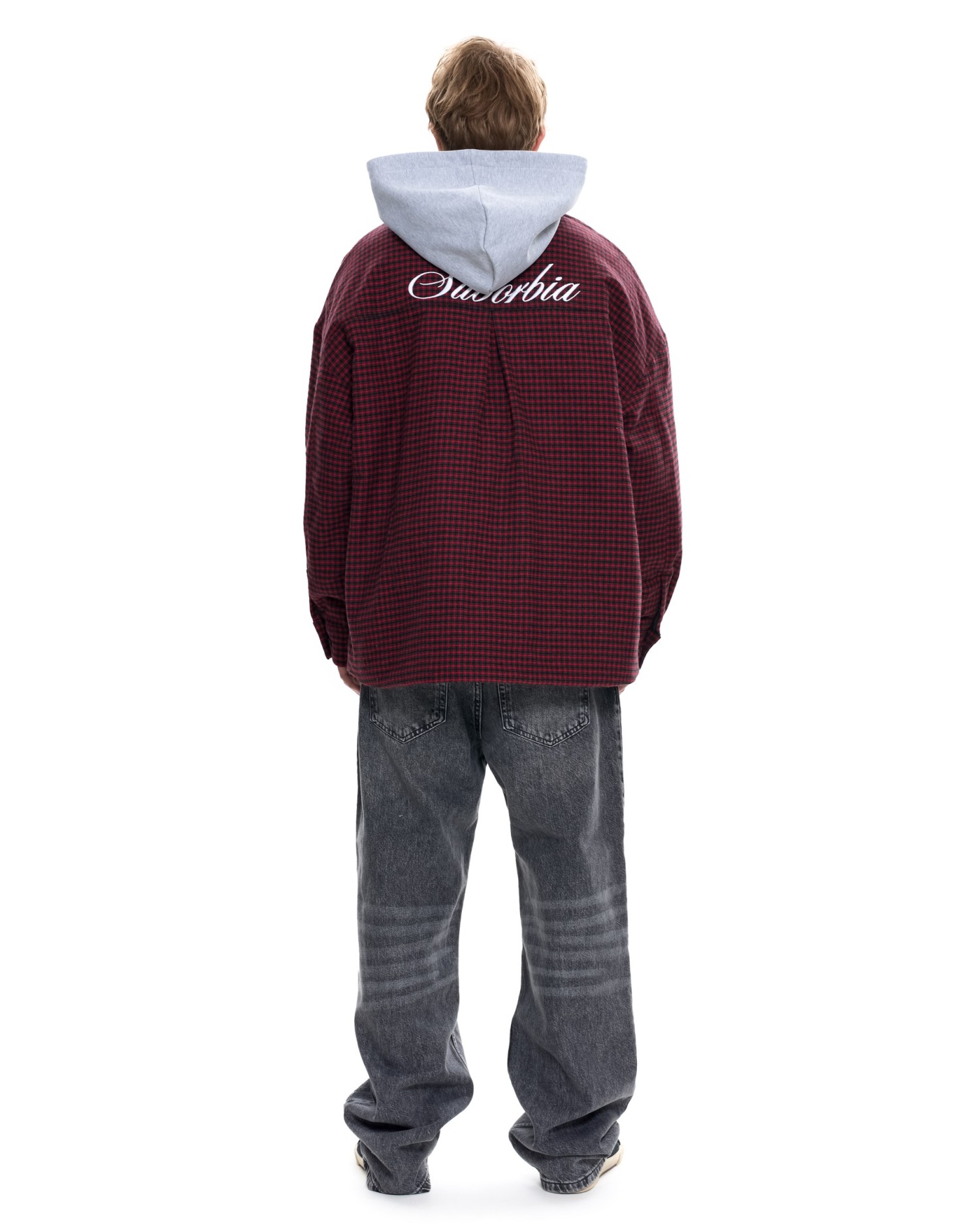 Куртка-рубашка со съемным капюшоном LOST SIGNAL MEN Red-black