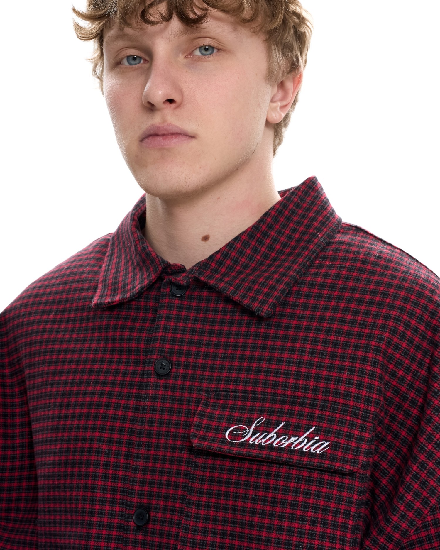 Куртка-рубашка со съемным капюшоном LOST SIGNAL MEN Red-black